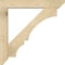 Ekena Millwork Balboa Slat Rough Sawn Bracket w/ Offset Brace, Douglas Fir, 6"W x 34"D x 34"H BKT0604X34X34BOA06RDF - alternate 4